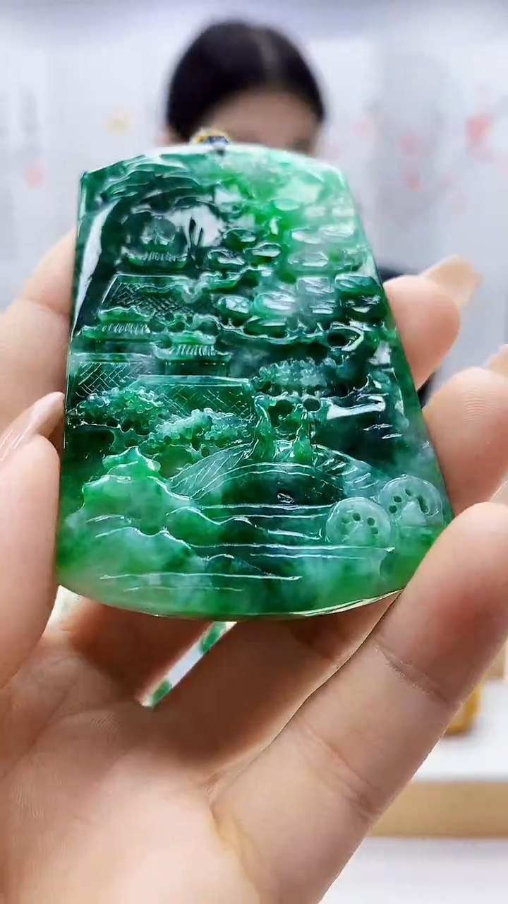 未镶嵌定制翡翠4812ty-毛货挂件22