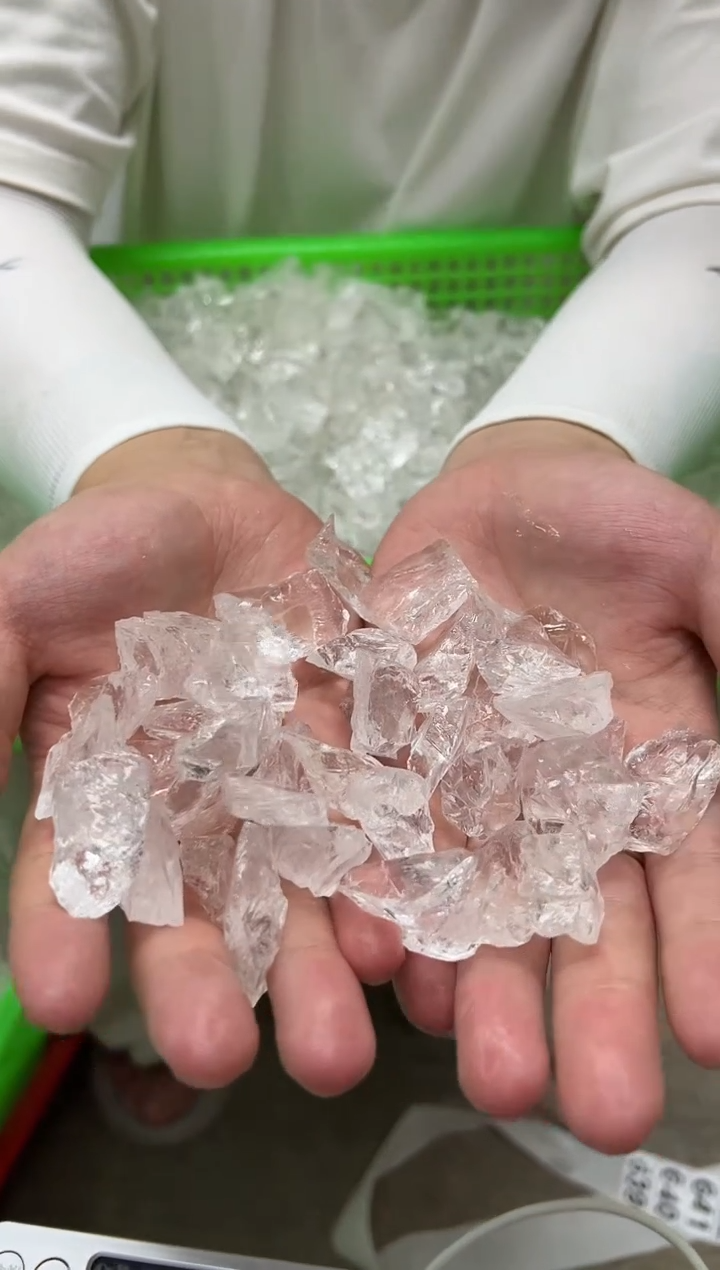未镶嵌水晶大型摆件（非配饰）白阿赛碎石500g
