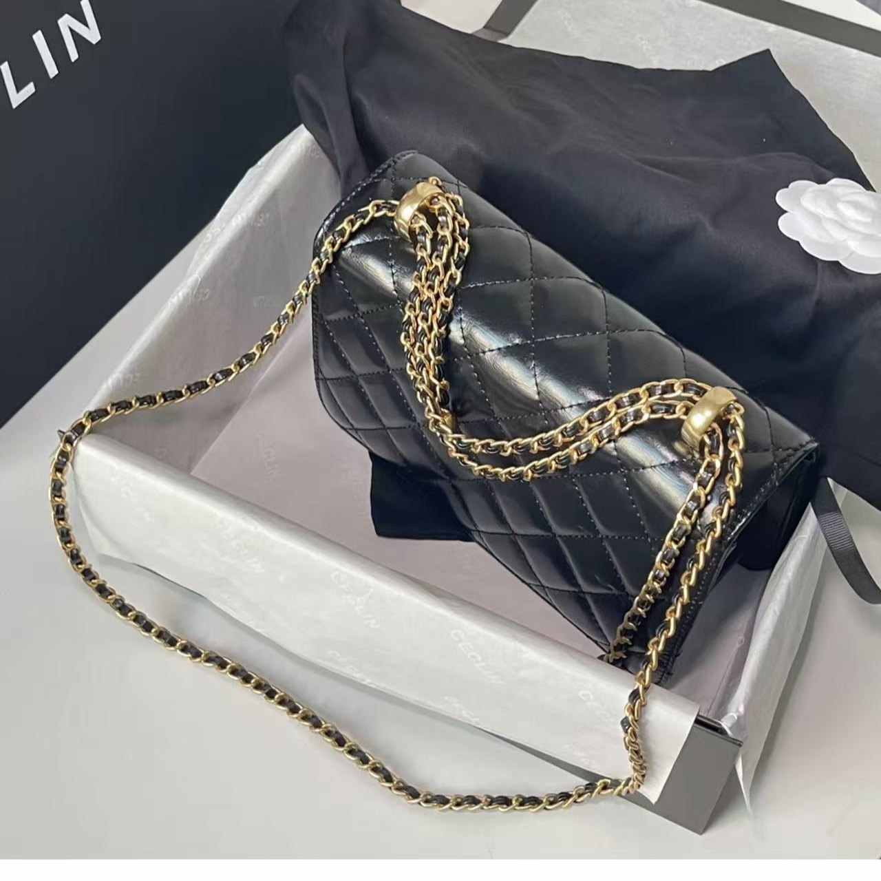 25p双金珠单肩斜挎包