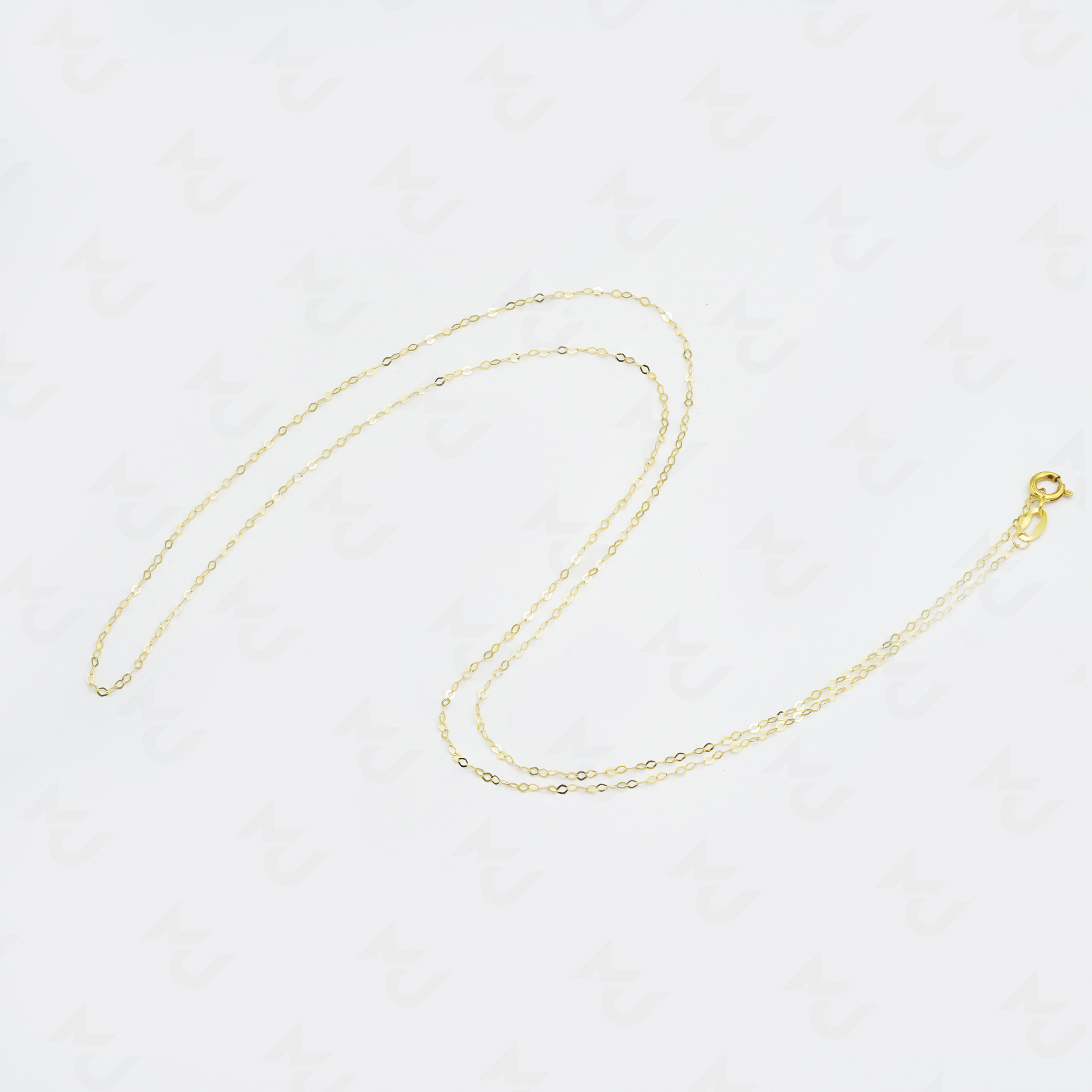 18k金闪O链  链长约45cm【QL07164】