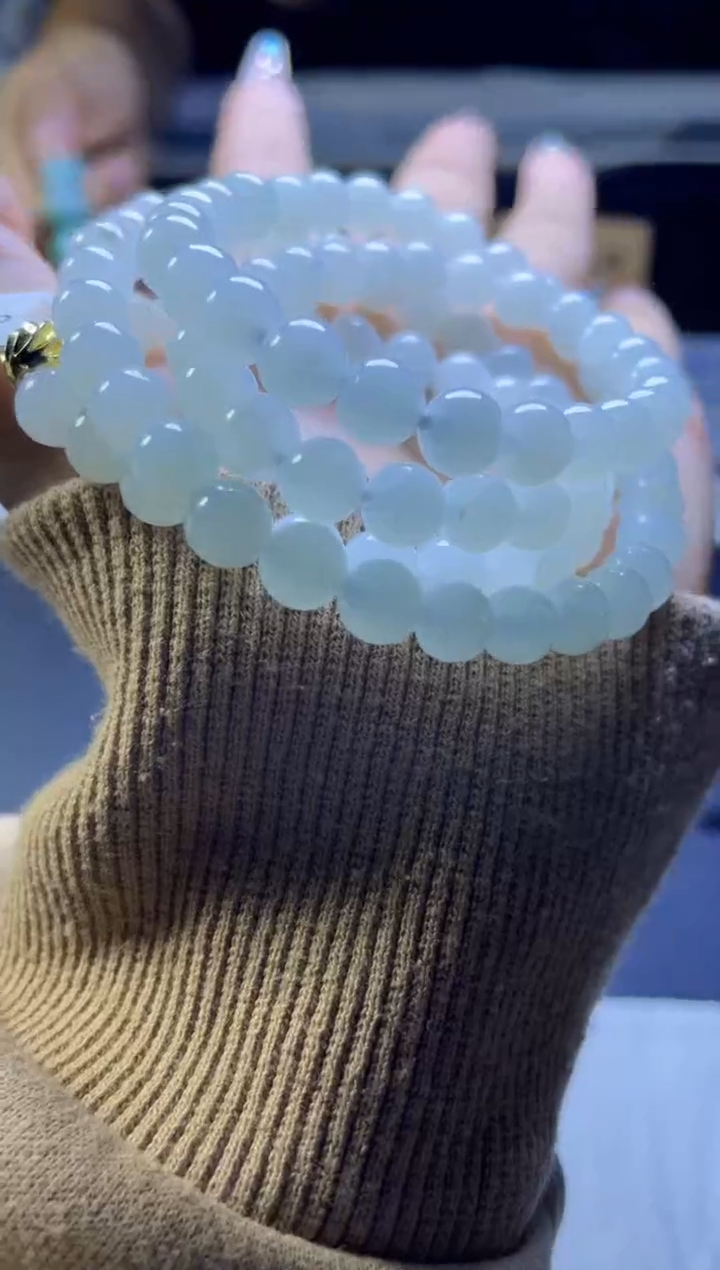 【闪购商品】定制翡翠未镶嵌珠串