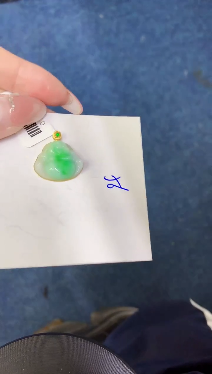 【闪购商品】翡翠颈饰18K金镶嵌0000000000