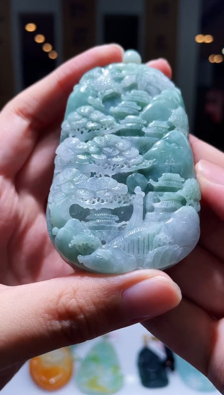 【闪购商品】翡翠颈饰未镶嵌M-@@YQYC021350多样性发一