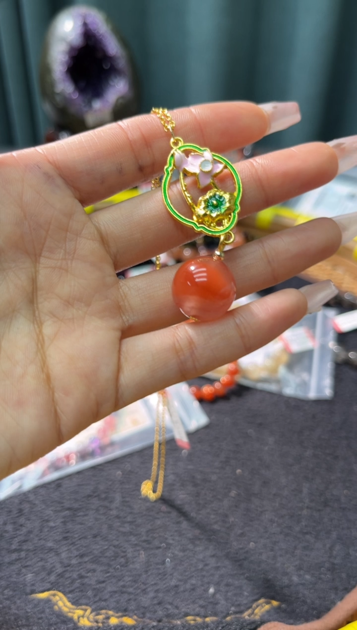 【闪购商品】南红玛瑙颈饰未镶嵌376多样性发其一/