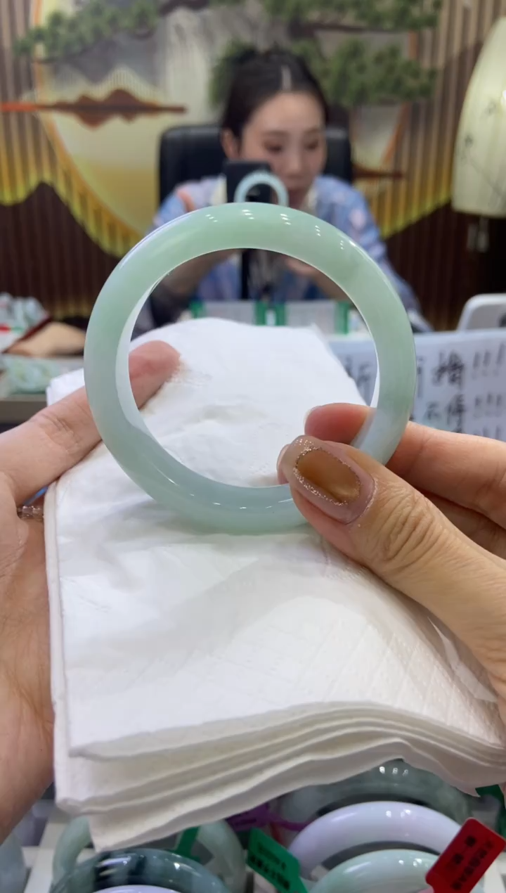 未镶嵌手镯翡翠0004657