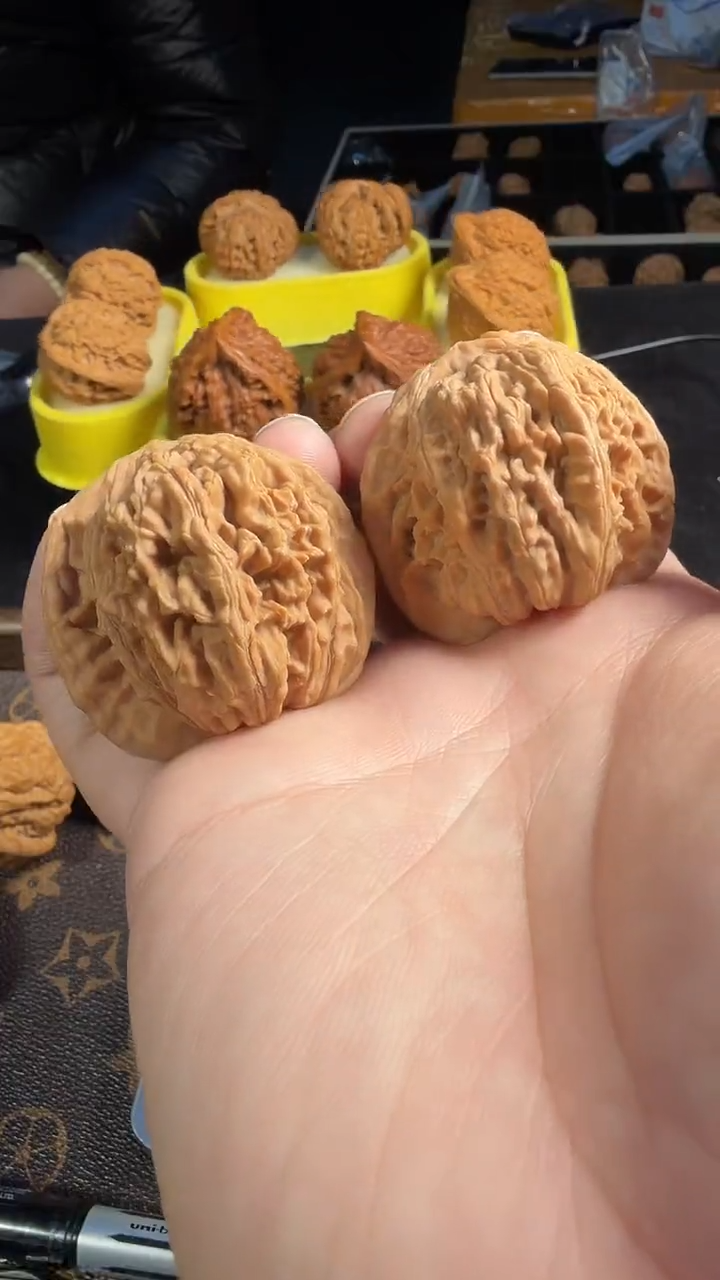 把件文玩核桃44尺全品涞水四座楼