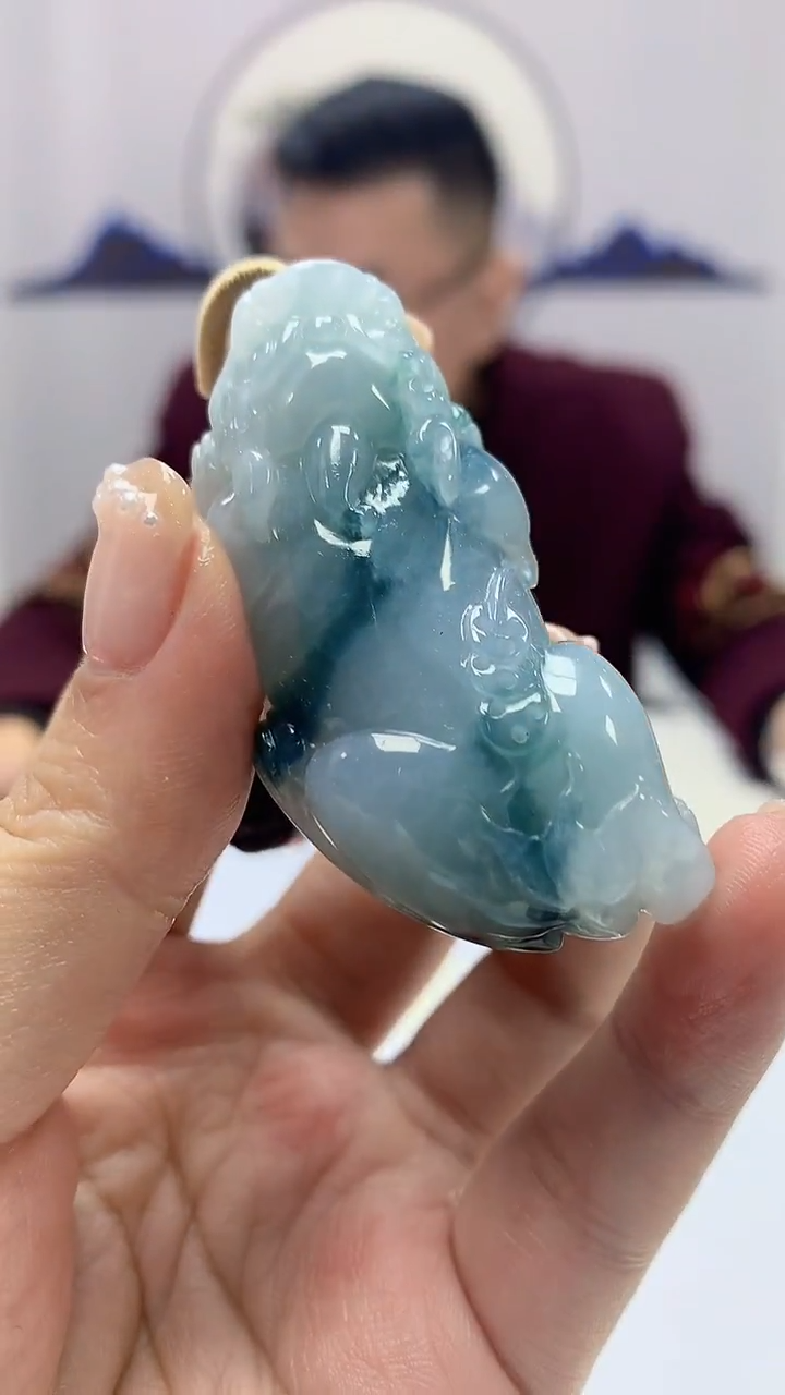 【闪购商品】定制翡翠未镶嵌5152ms-毛货112貔貅