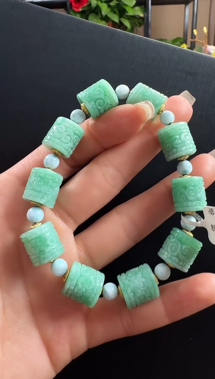 未镶嵌手串翡翠手串