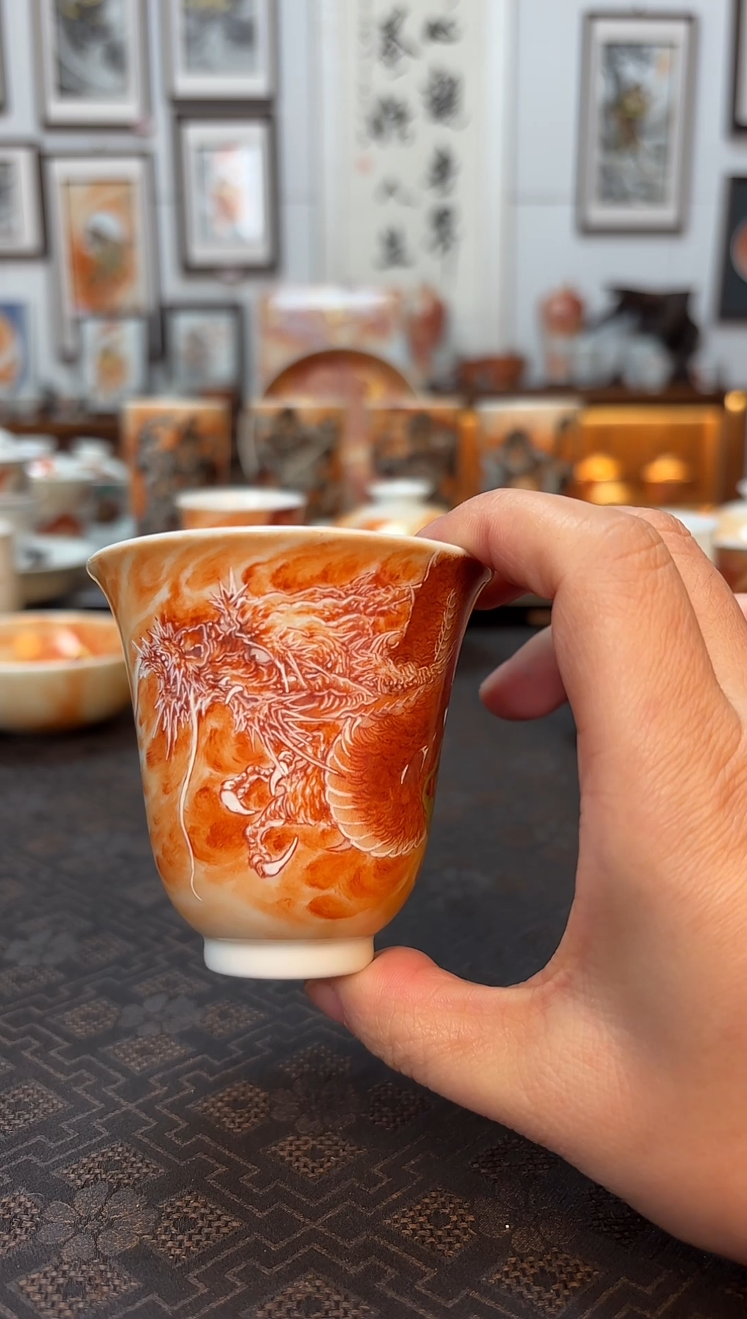 泛红龙铃铛主人杯