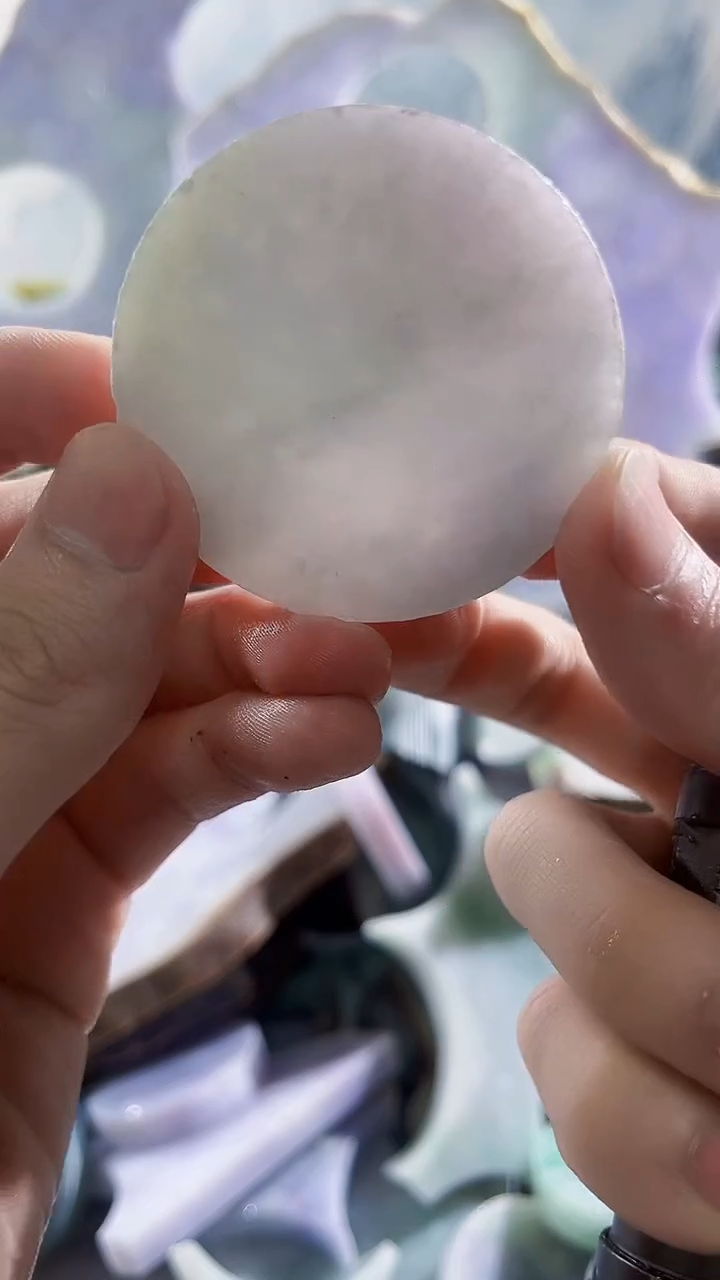 翡翠裸石缅甸翡翠A货文2324