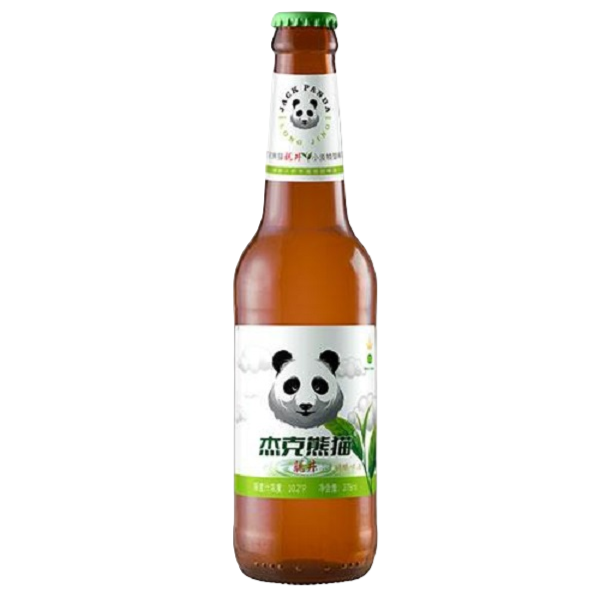 杰克熊猫龙井小麦275ml啤酒同城送