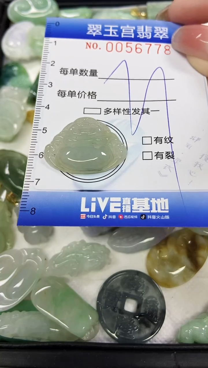 【闪购商品】翡翠颈饰未镶嵌闪购商品0056778