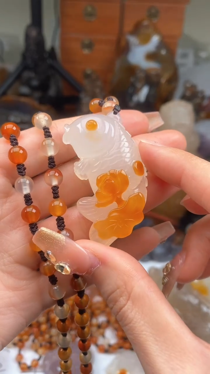 【闪购商品】玛瑙/玉髓颈饰未镶嵌AA
