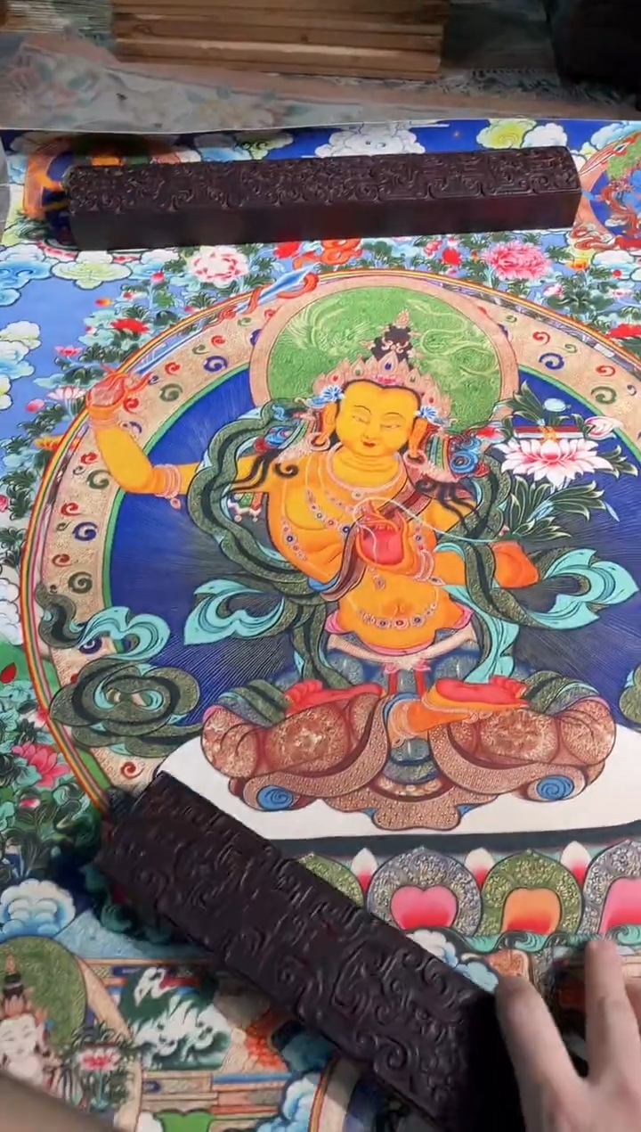 卷轴画天天的唐卡tk160
