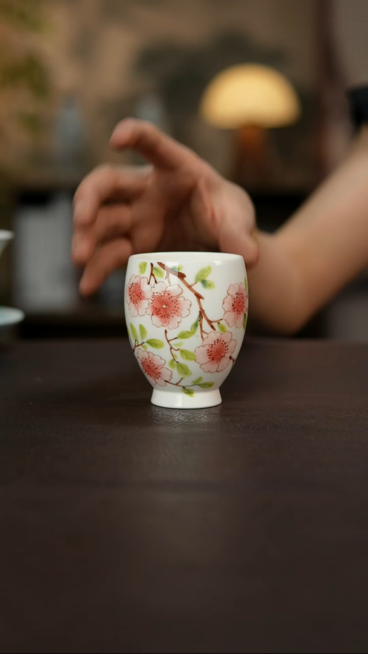 杯景德镇陶瓷杯碗柴烧多人