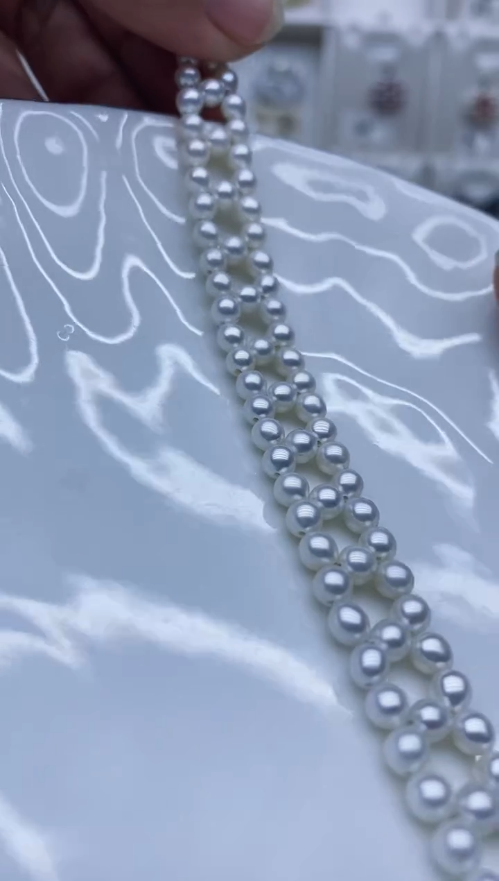 未镶嵌手绳淡水珍珠手链