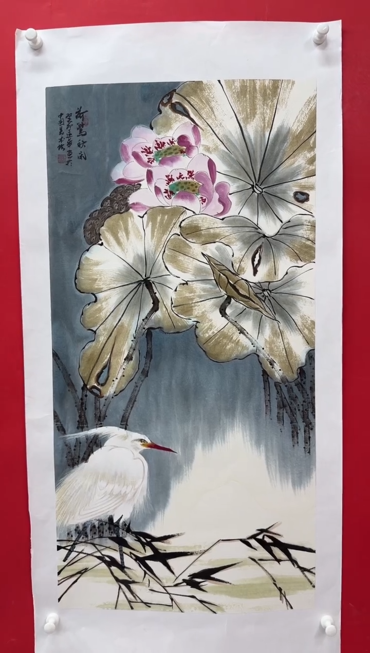 国画画家陆远华纯手绘原作