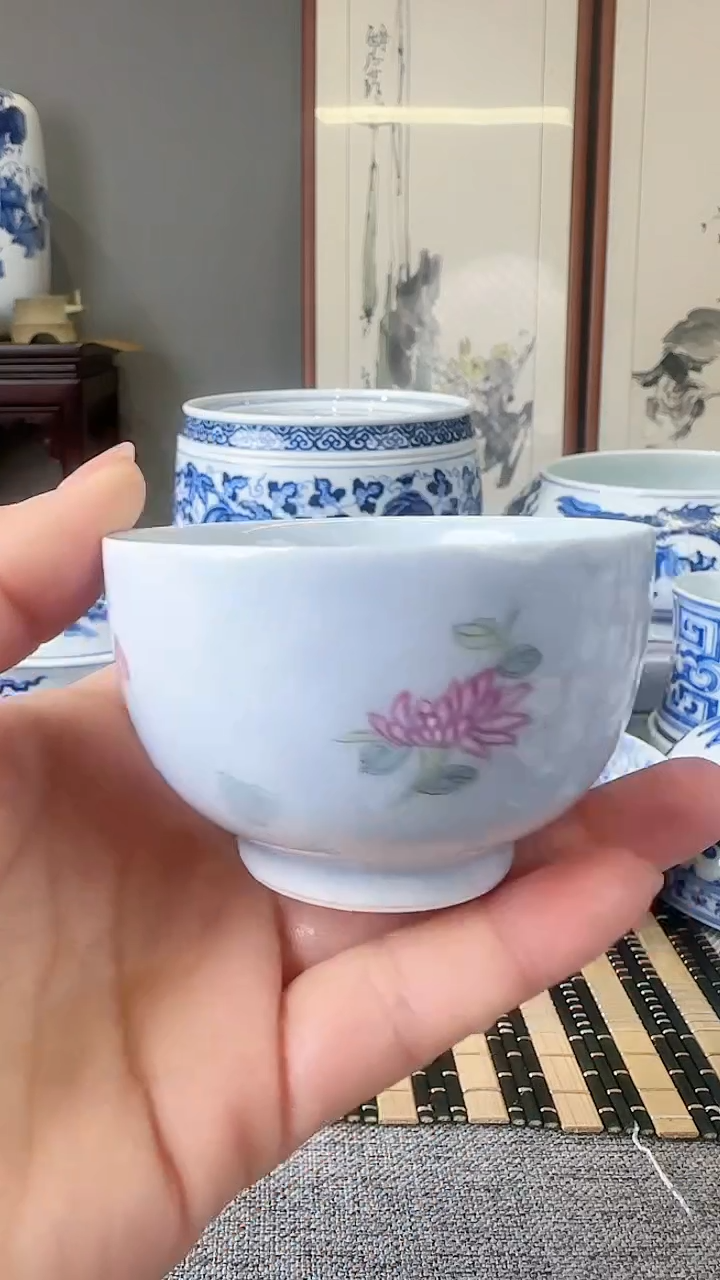 【闪购商品】摆件景德镇手工手绘杯子