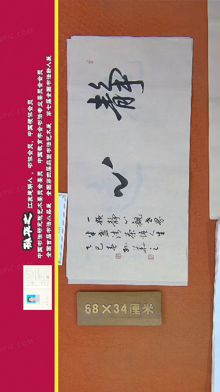 【闪购商品】书法257a孙华之书法作品