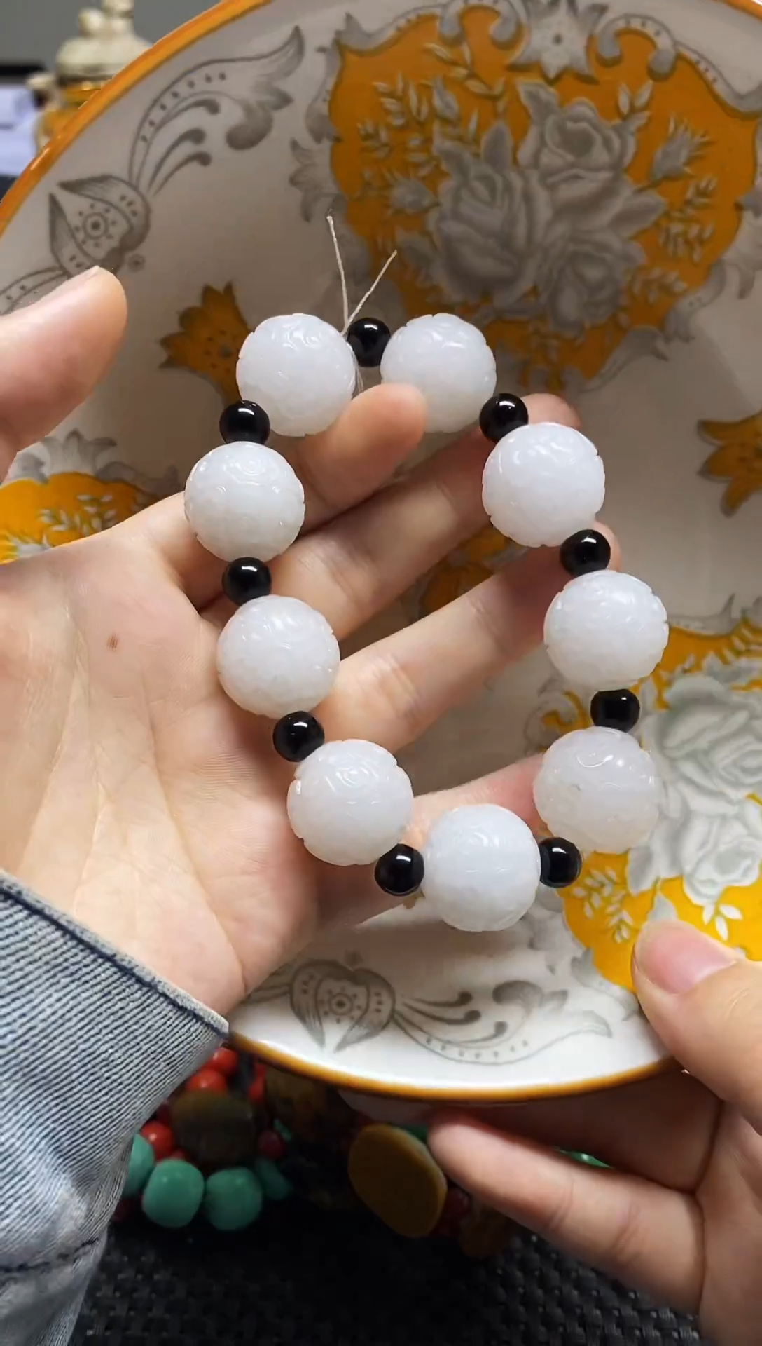 瓷片瓷片 瓷器 摆件1个