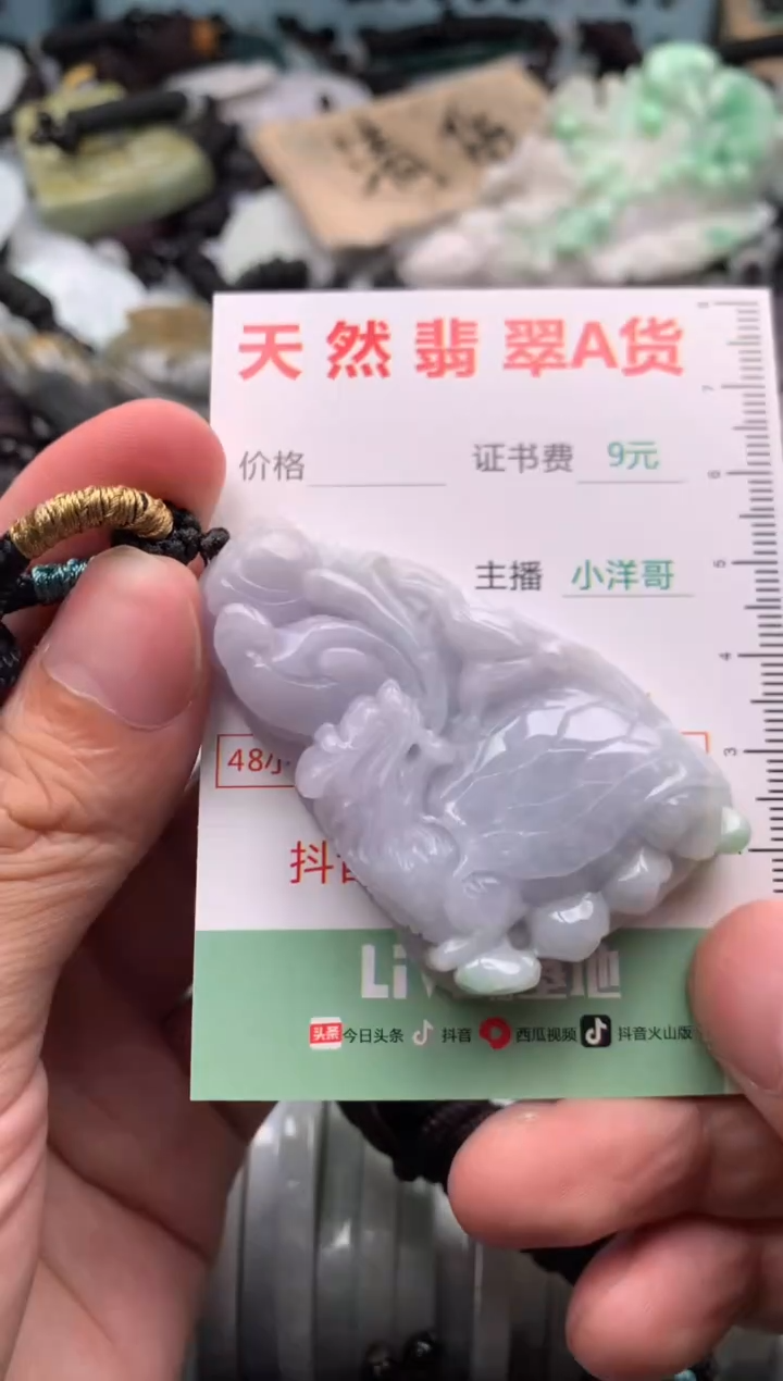 翡翠未镶嵌吊坠(不含链)1
