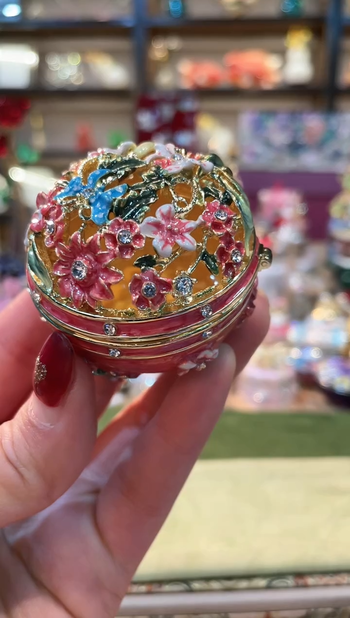 【闪购商品】珐琅彩精致首饰盒