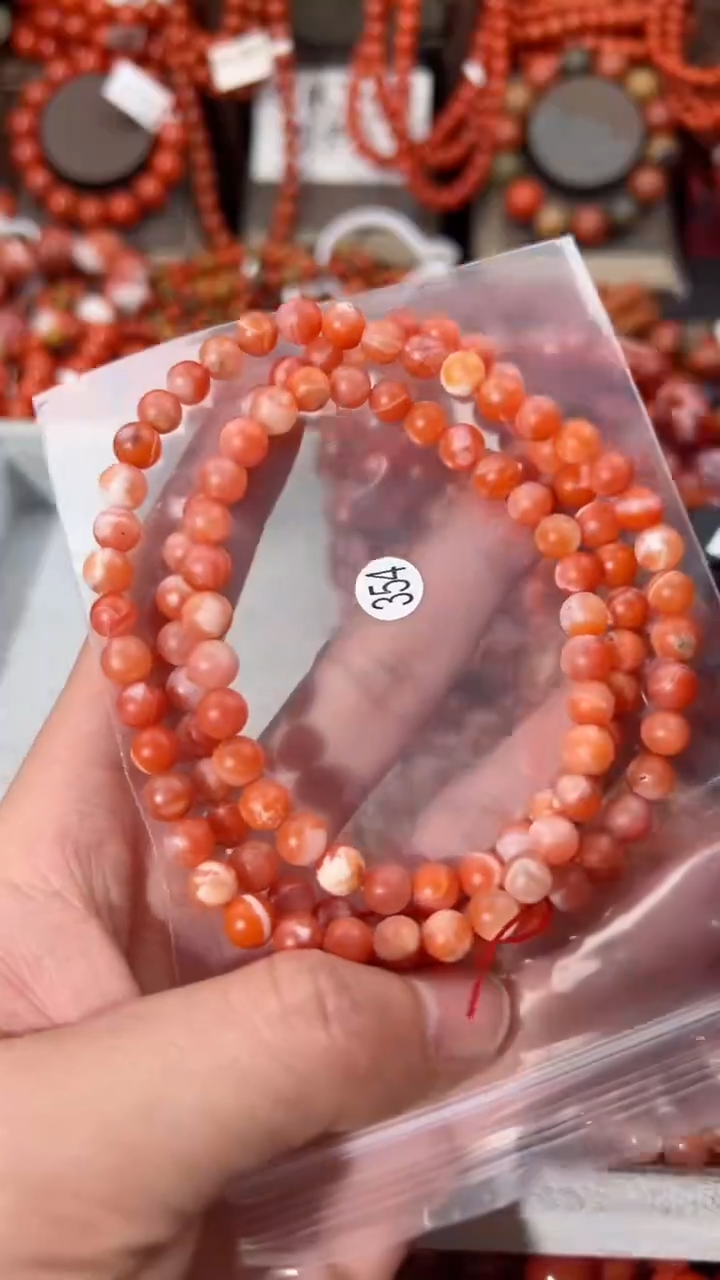 【闪购商品】南红玛瑙手串未镶嵌6+