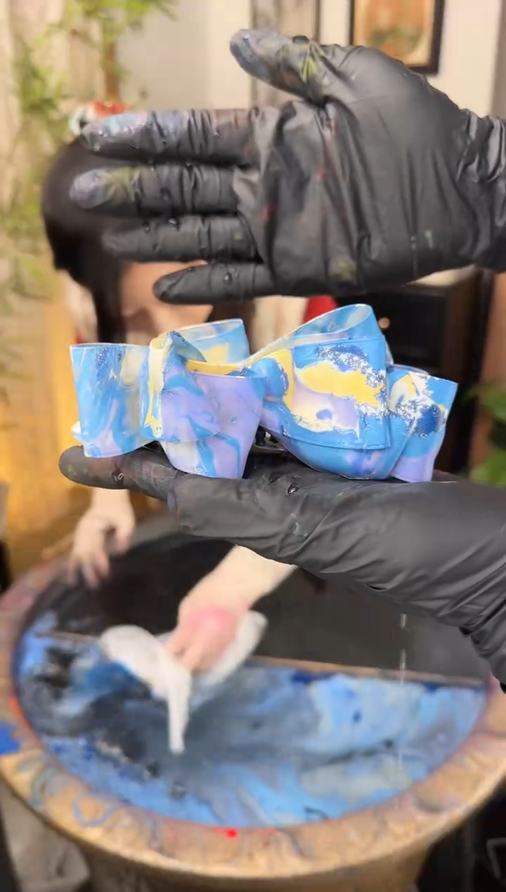 16 黄紫蓝色 香蕉夹