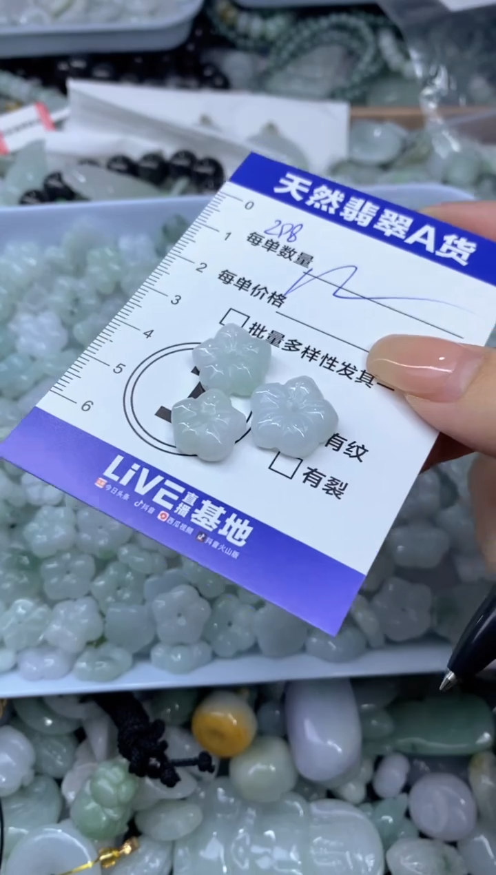 颈饰未镶嵌翡翠天然翡翠A货批量多样性发一件