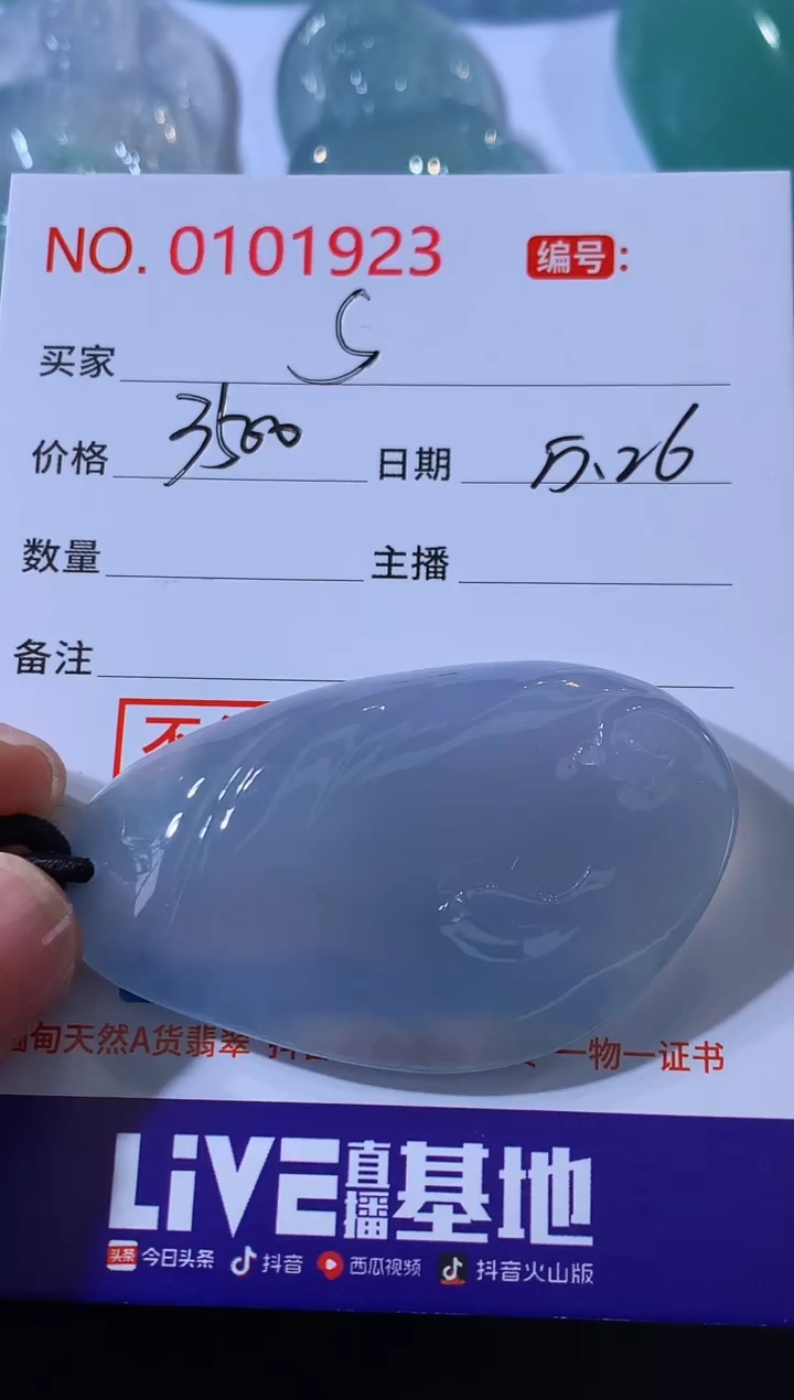 翡翠未镶嵌颈饰！s