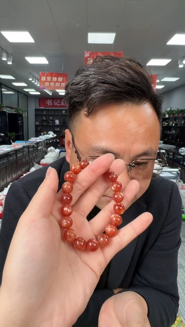 【闪购商品】日光石手链未镶嵌B39 WJ2328约10mm