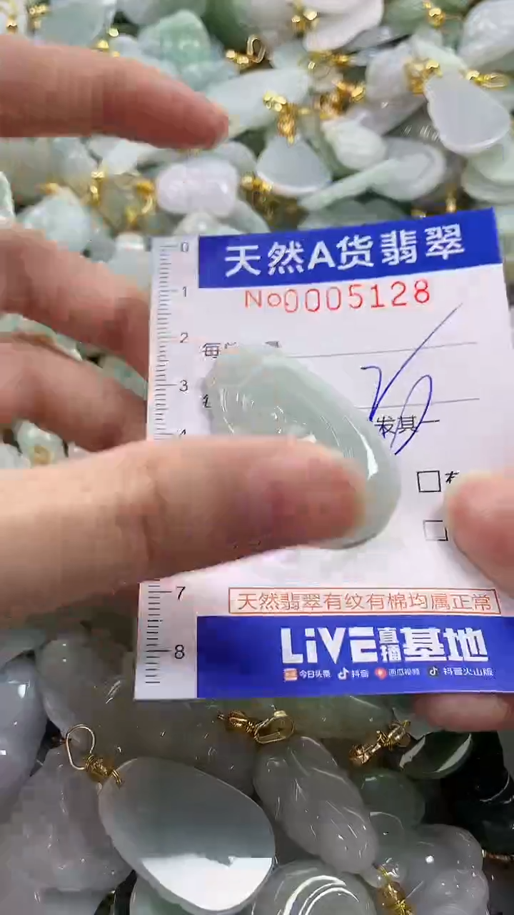 颈饰未镶嵌翡翠纯天然货翡翠