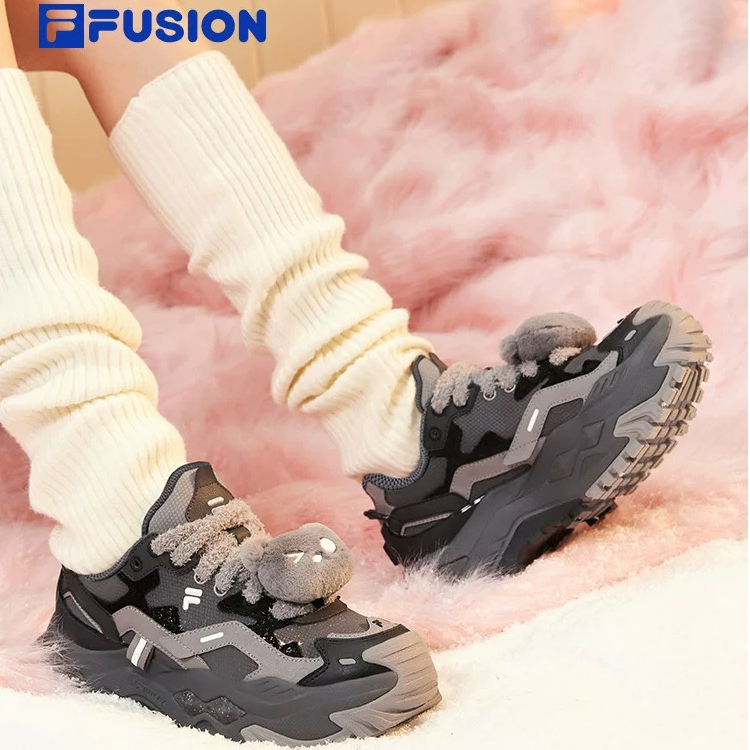 FILA斐乐【女鞋硬糖鞋】DIY潮流ins风运动增高厚底老爹鞋T12W441005