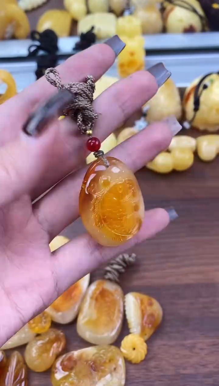 裸石琥珀未镶嵌天然琥珀蜜蜡