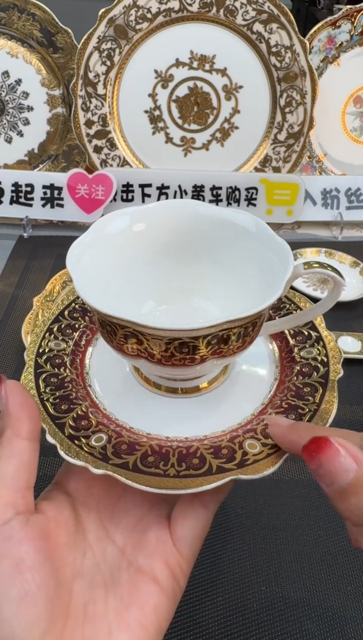 【闪购商品】瓷片200cc两杯两碟 +礼盒包装