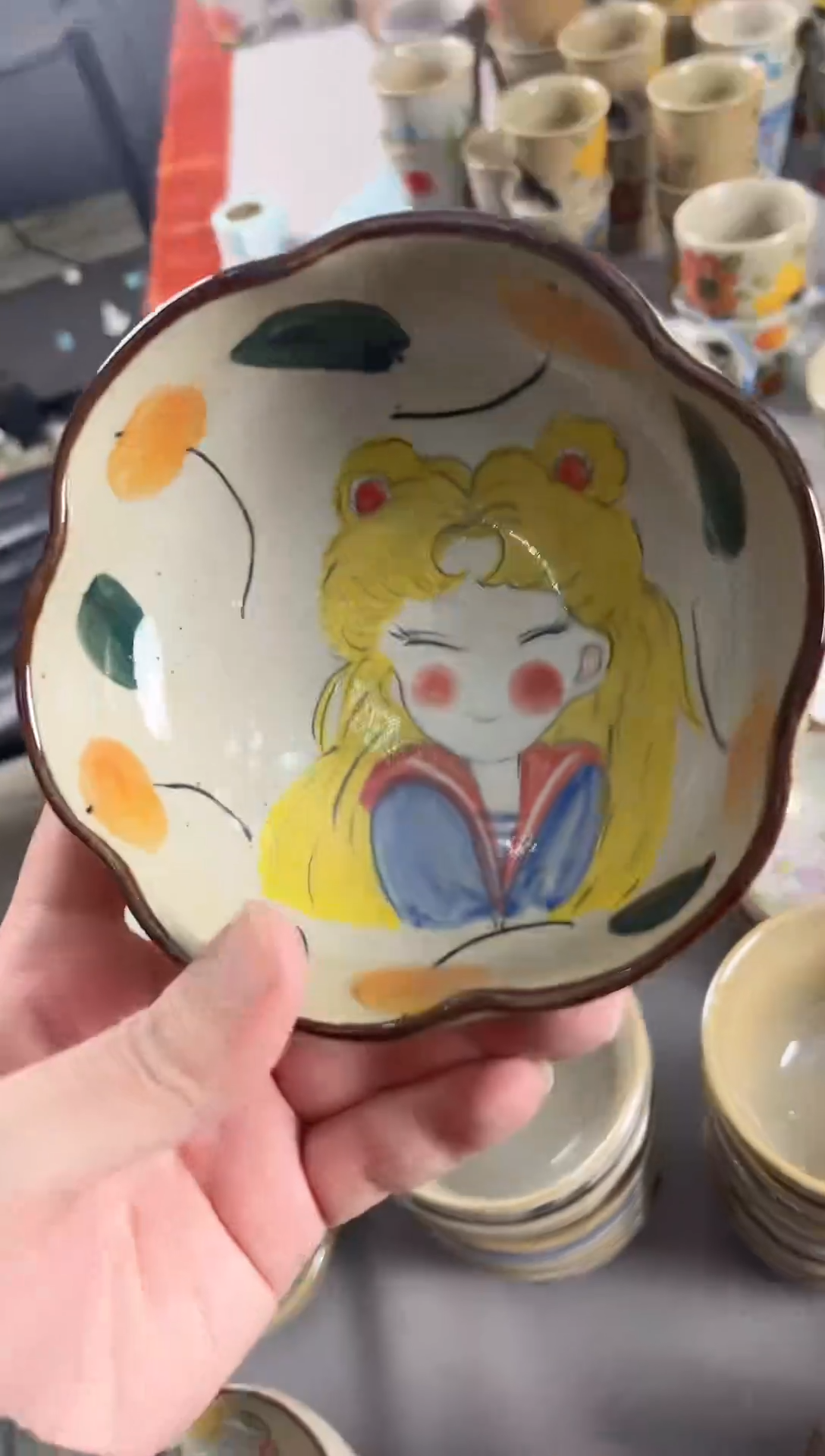 【闪购商品】瓷片景德镇手绘高温釉下彩