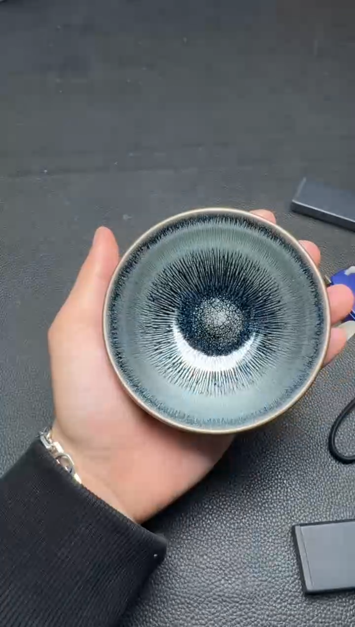 【闪购商品】茶盏建盏故事蔡炳昆金刚毫12