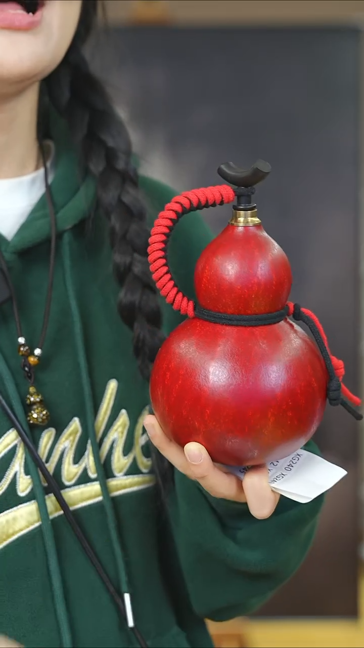 【闪购商品】XG240大漆酒葫芦不包手串及旋转底座