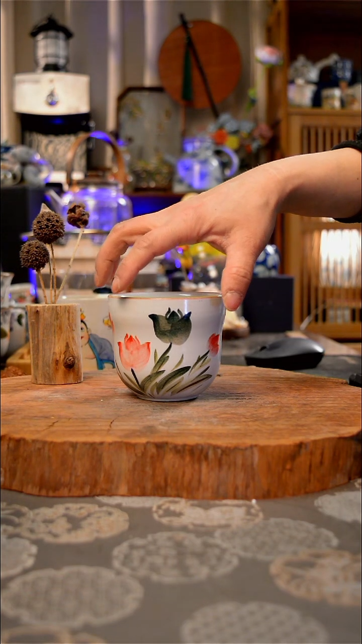 【闪购商品】杯郁金香手工手绘手工手绘