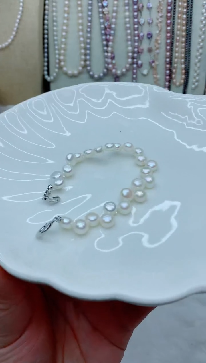 未镶嵌手绳淡水珍珠多样性发其一【非无瑕】