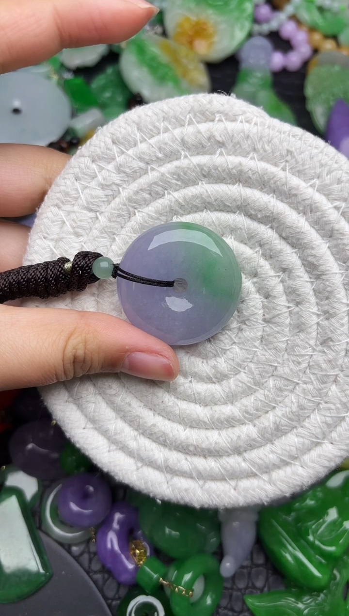 颈饰未镶嵌翡翠缅甸翡翠吊坠