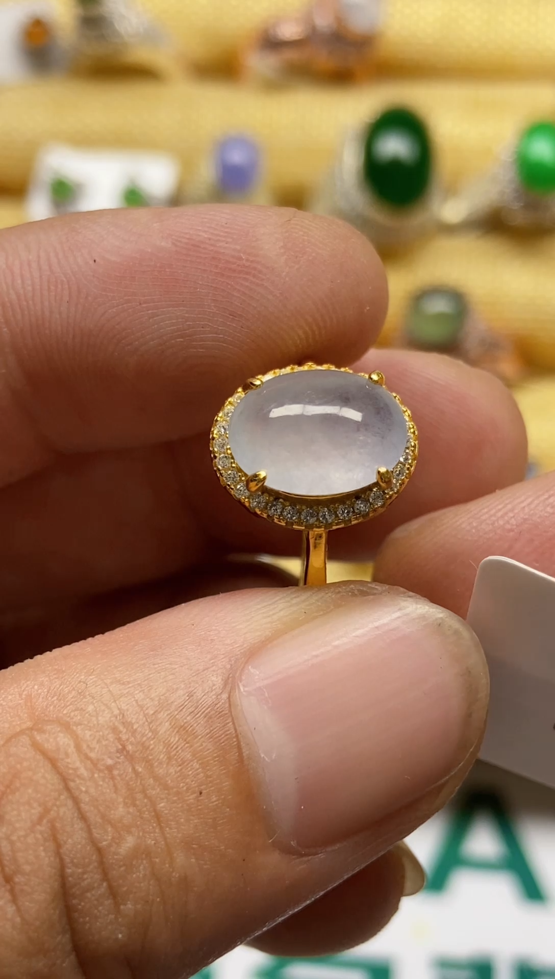 【闪购商品】翡翠戒指银S925镶嵌0000