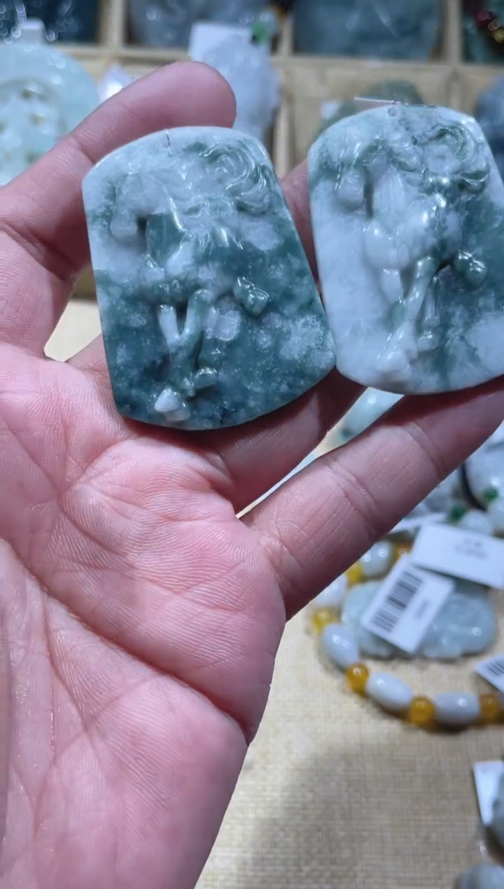 【闪购商品】翡翠颈饰未镶嵌天然缅甸A货翡翠（多样性发货）马牌