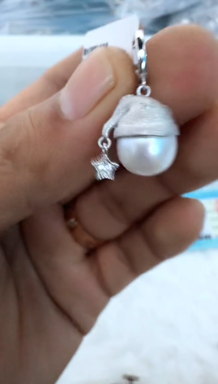 【闪购商品】海水珍珠颈饰银S925镶嵌吊坠