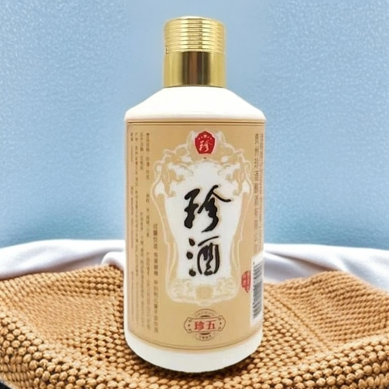珍酒珍酒·珍五 小酒版100ml装酱香型53度白酒53度100ml