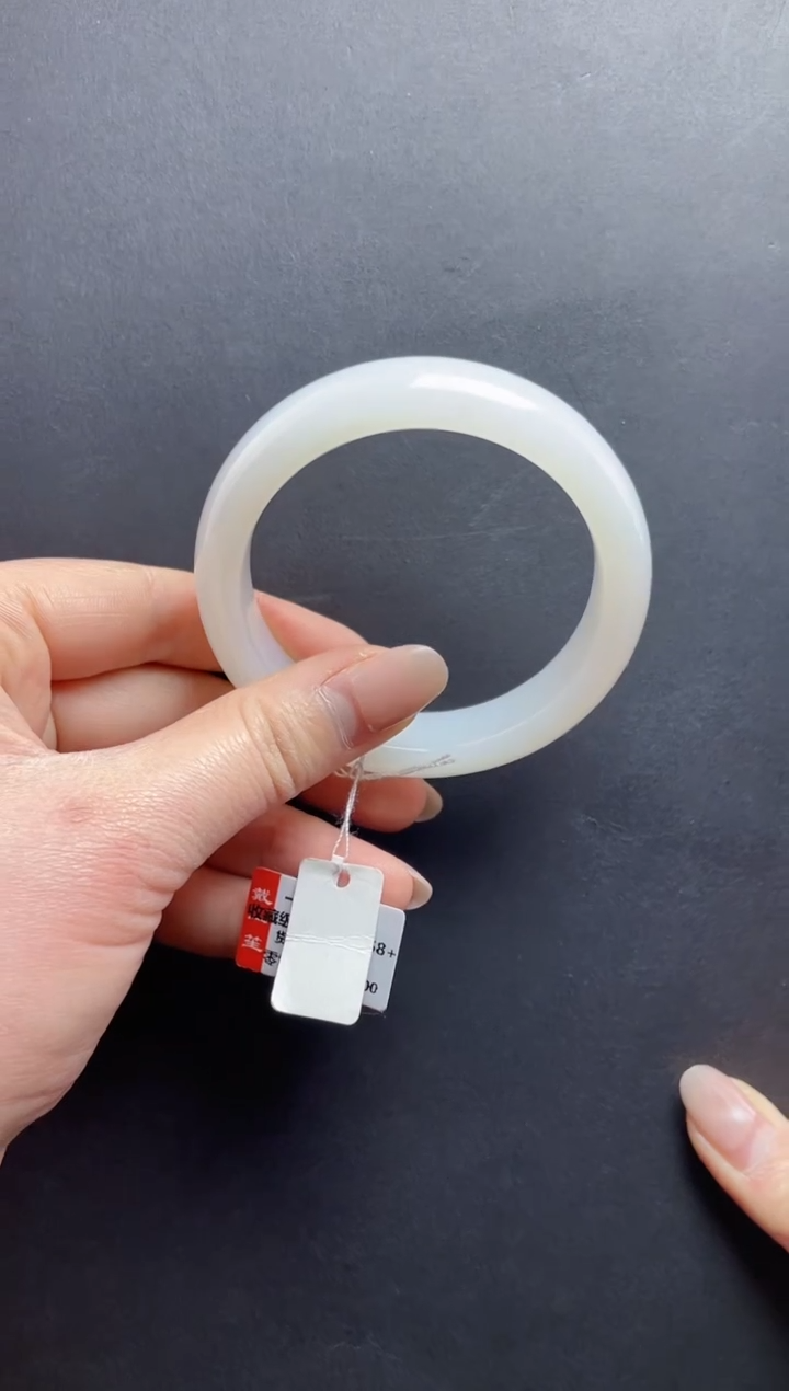 【闪购商品】和田玉手镯未镶嵌传世级白玉手镯54-60圈口