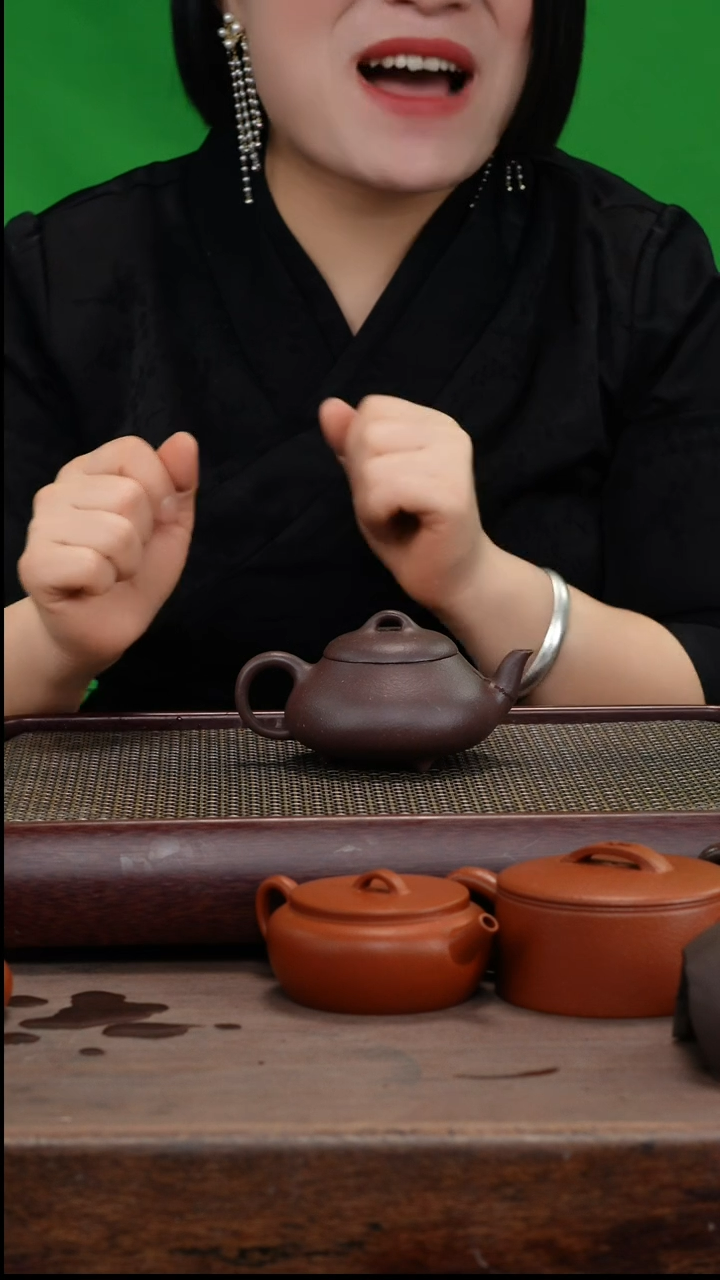 【闪购商品】紫砂茶壶全手工零添加天青泥汉棠石瓢
