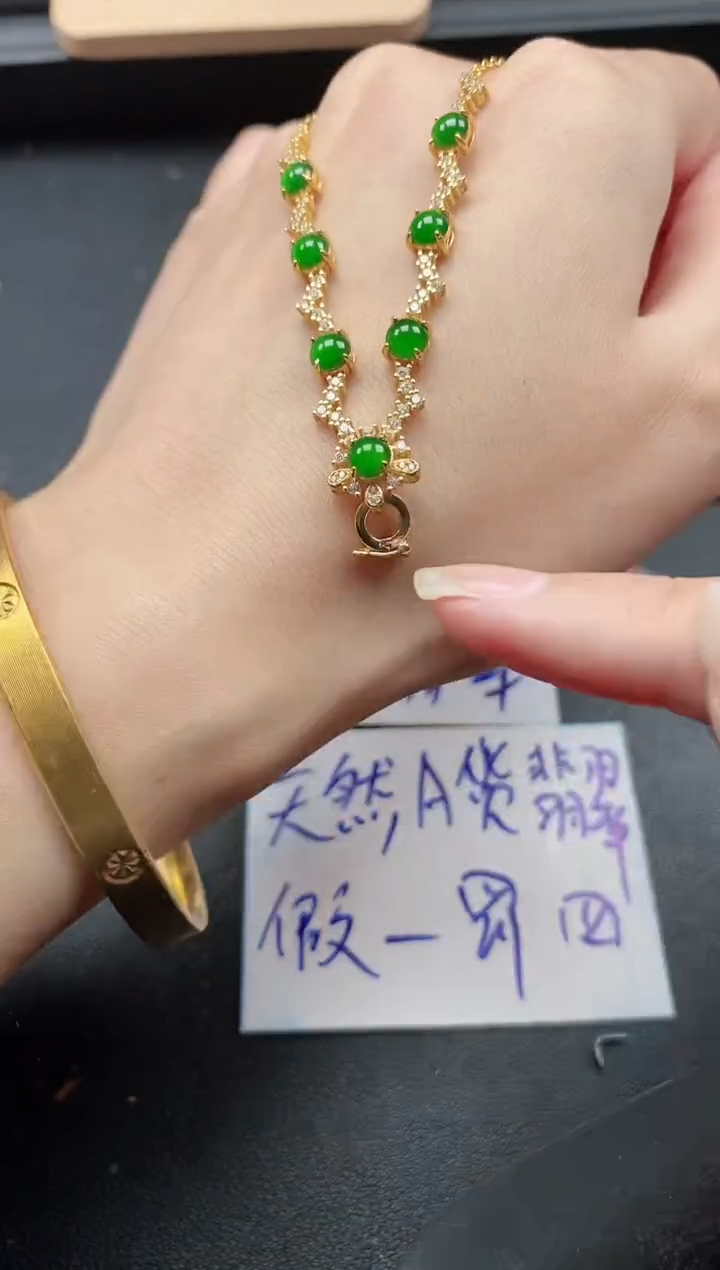 翡翠戒指银S925镶嵌51511