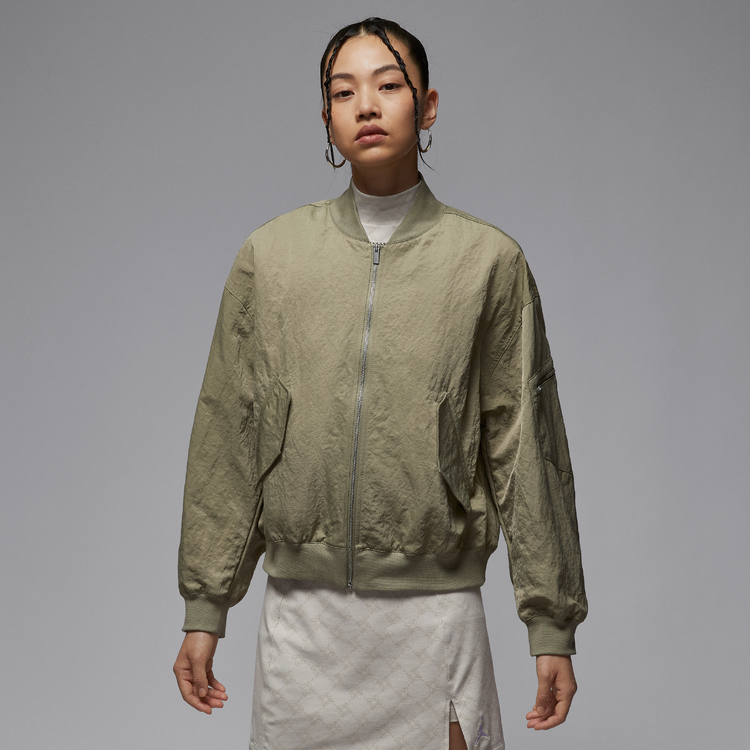 NIKE/耐克官方AJ女子秋季新款豆绿夹克外套HJ0545-205