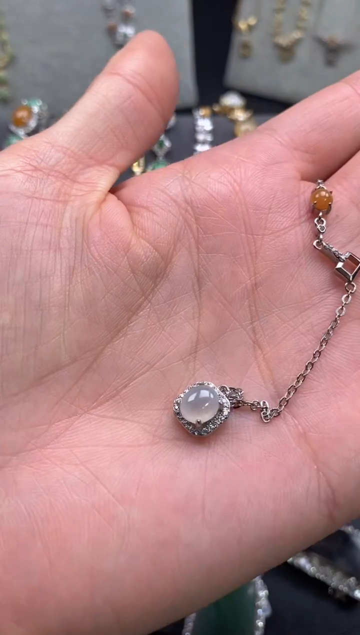 【闪购商品】翡翠戒指银S925镶嵌333333333333